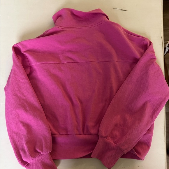 Pink Quarter-Zip Pullover - Picture 7 of 8